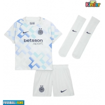 Inter Milan Federico Dimarco #32 Auswärts Trikotsatz Kinder 2025-26 Kurzarm (+ Kurze Hosen)